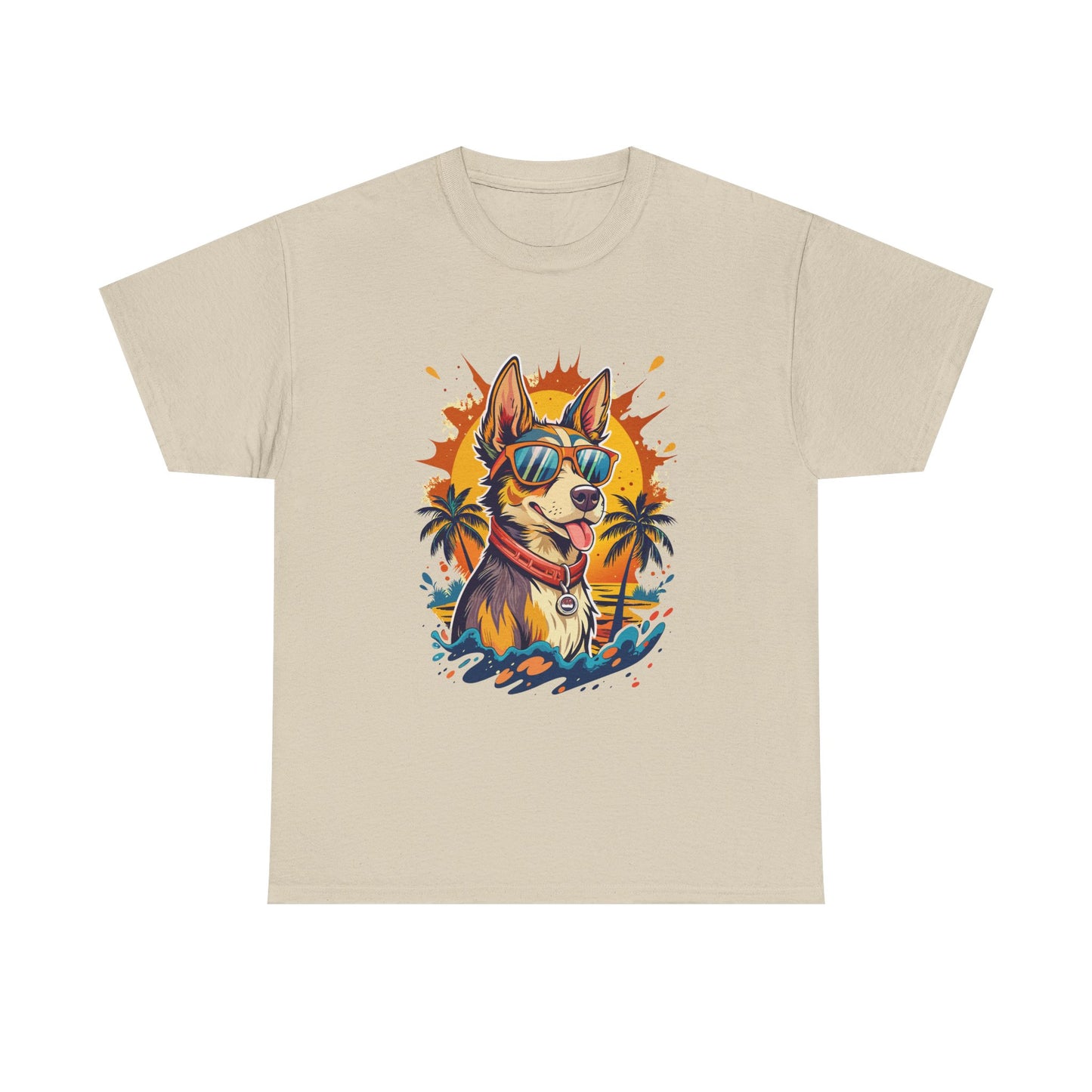 Cool Corgi Summer Tee — Sunglasses Dog Beach T-Shirt
