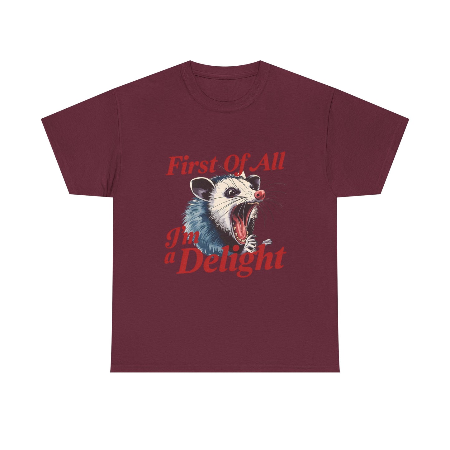 Possum 'First Of All I'm a Delight' Graphic Tee