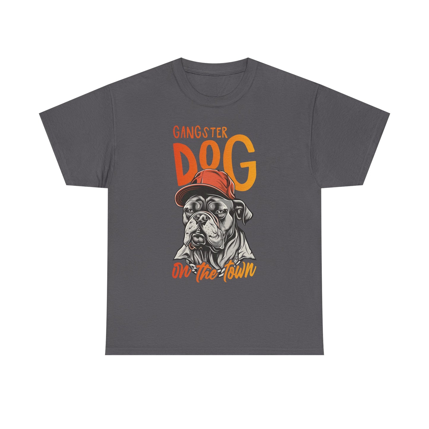Gangster Dog T‑Shirt – 'Gangster Dog On The Town' Graphic Tee