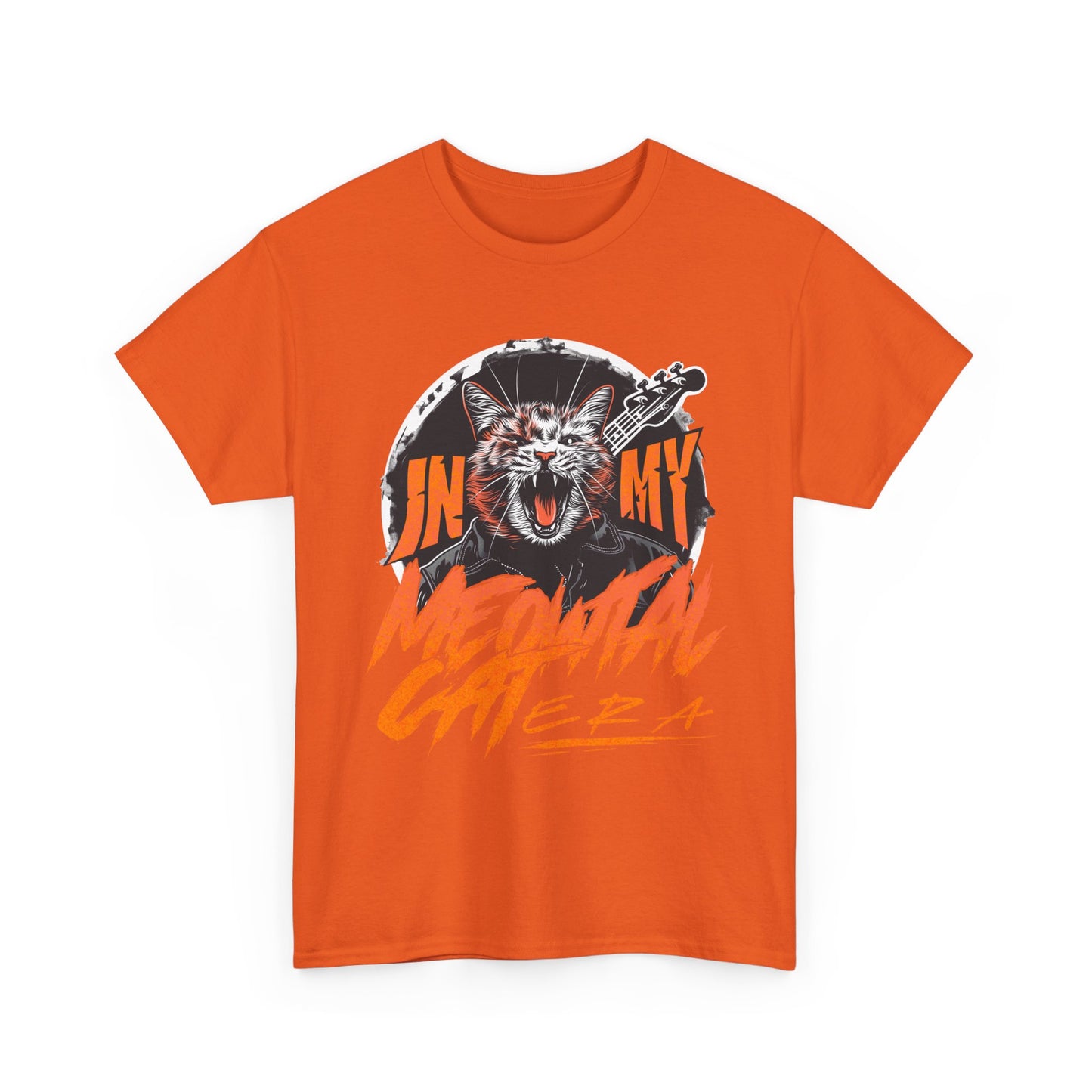 Graphic Tee — “In My Head/Medusa Mental” Fierce Cat Rock Band Design