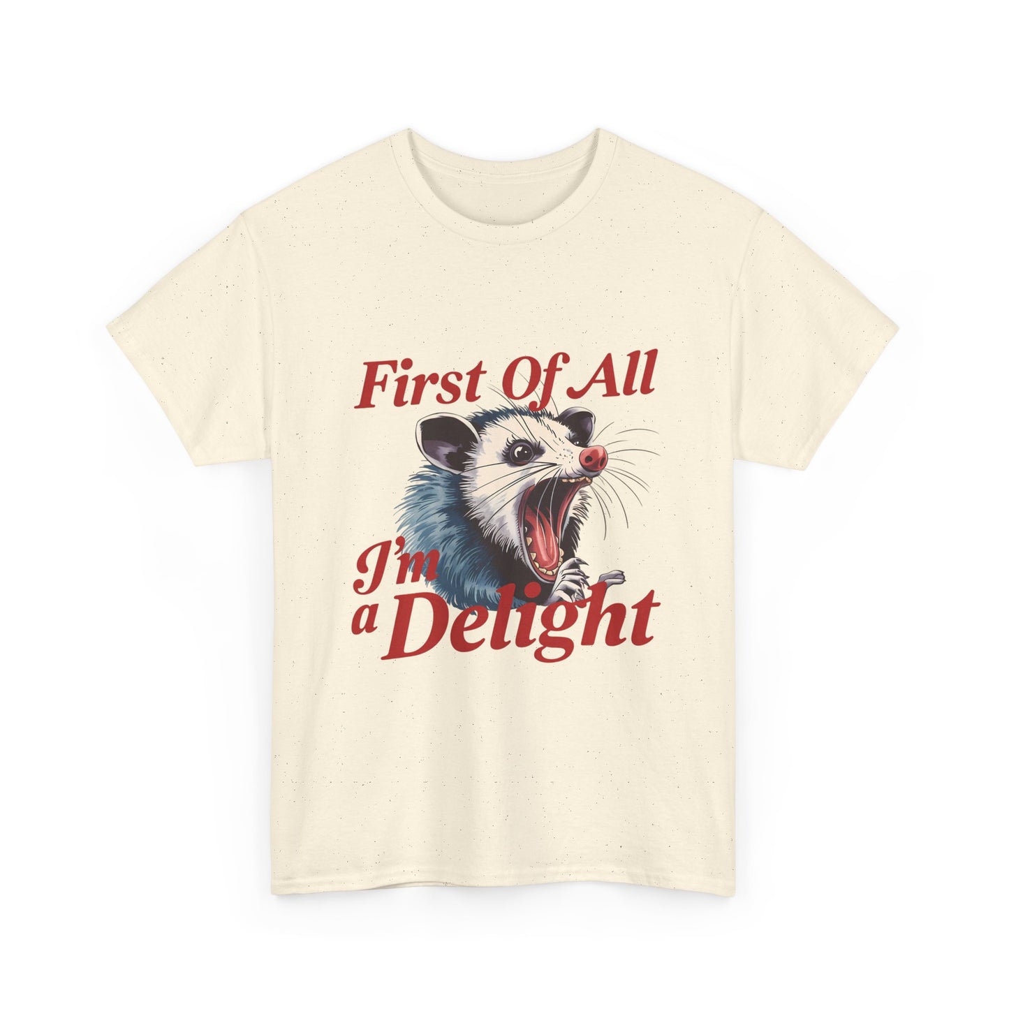 Possum 'First Of All I'm a Delight' Graphic Tee