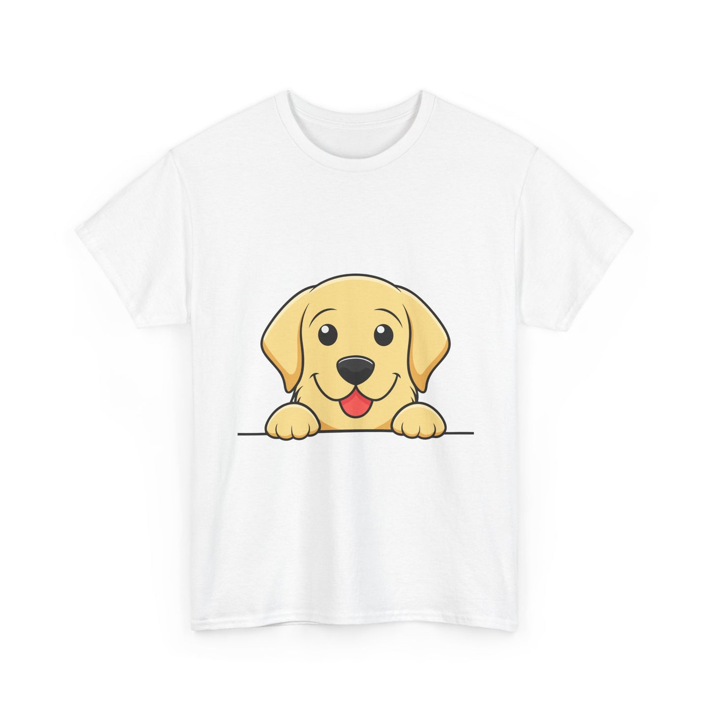 Peeking Golden Retriever Tee