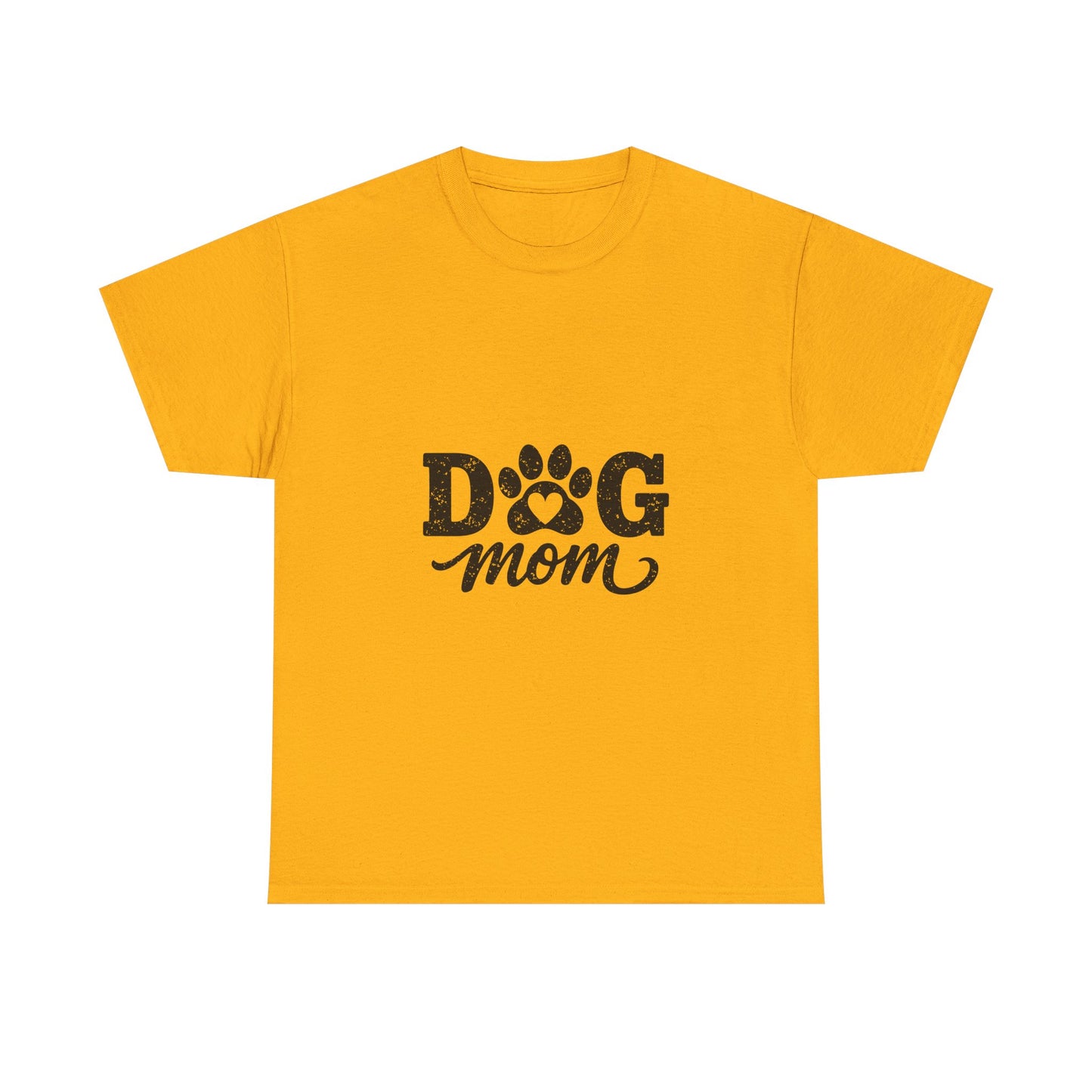 Dog Mom T‑Shirt — Paw Print Graphic Tee for Dog Lovers