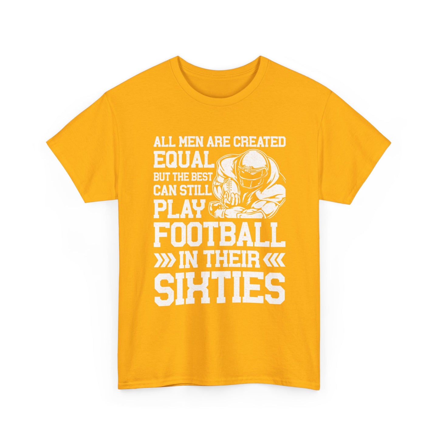 Football in Their Sixties T‑Shirt — Funny Retro Shirt for Older Players & Fans