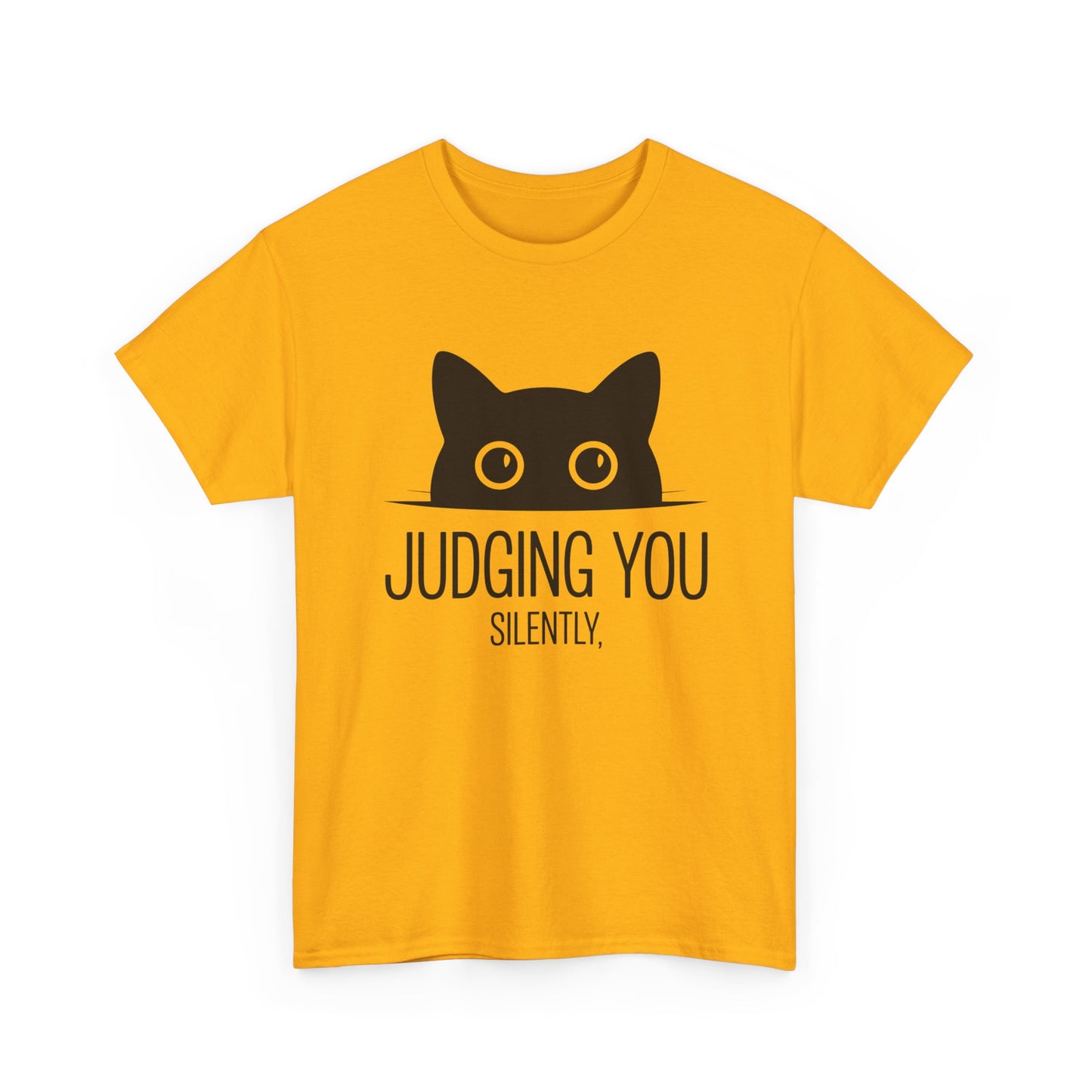 Cat "Judging You Silently" T-Shirt