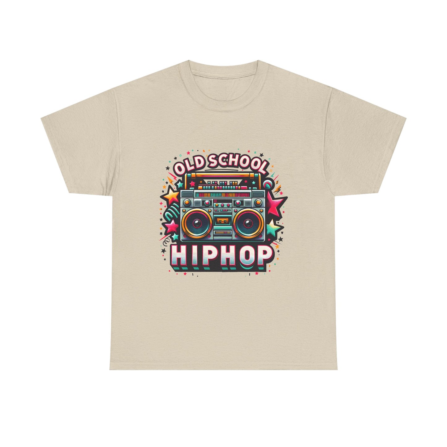 Old School Hip Hop T-Shirt — Retro Boombox Graphic Tee