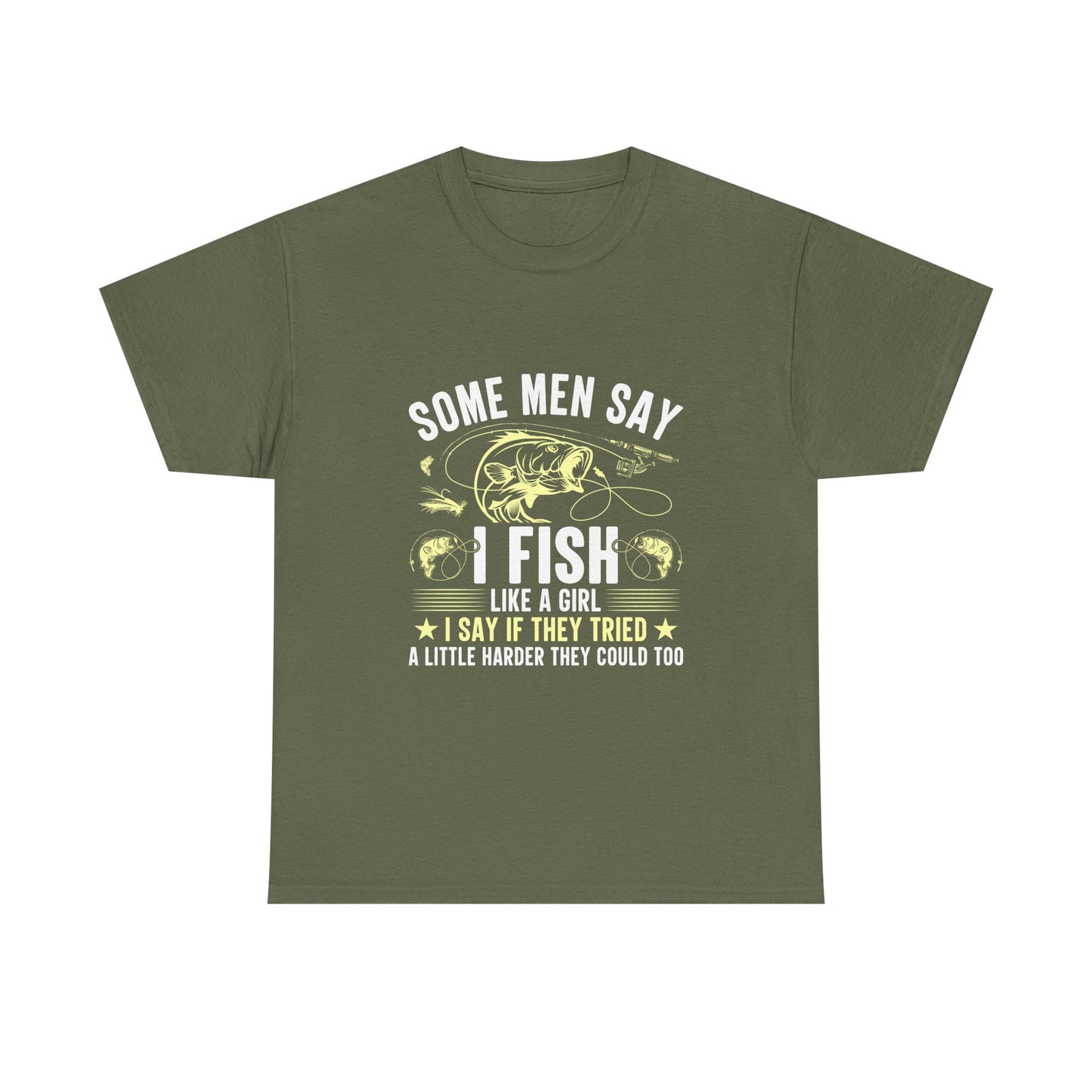 I Fish Like A Girl Fishing T-Shirt – Funny Women's Angler Tee