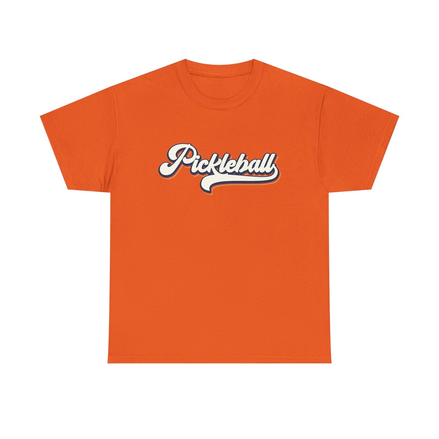 Pickleball Script Tee — Retro Athletic Pickleball T-Shirt