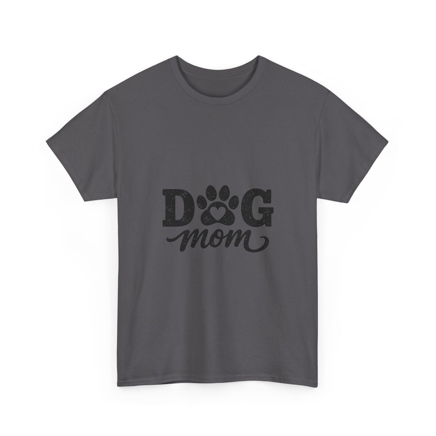 Dog Mom T‑Shirt — Paw Print Graphic Tee for Dog Lovers