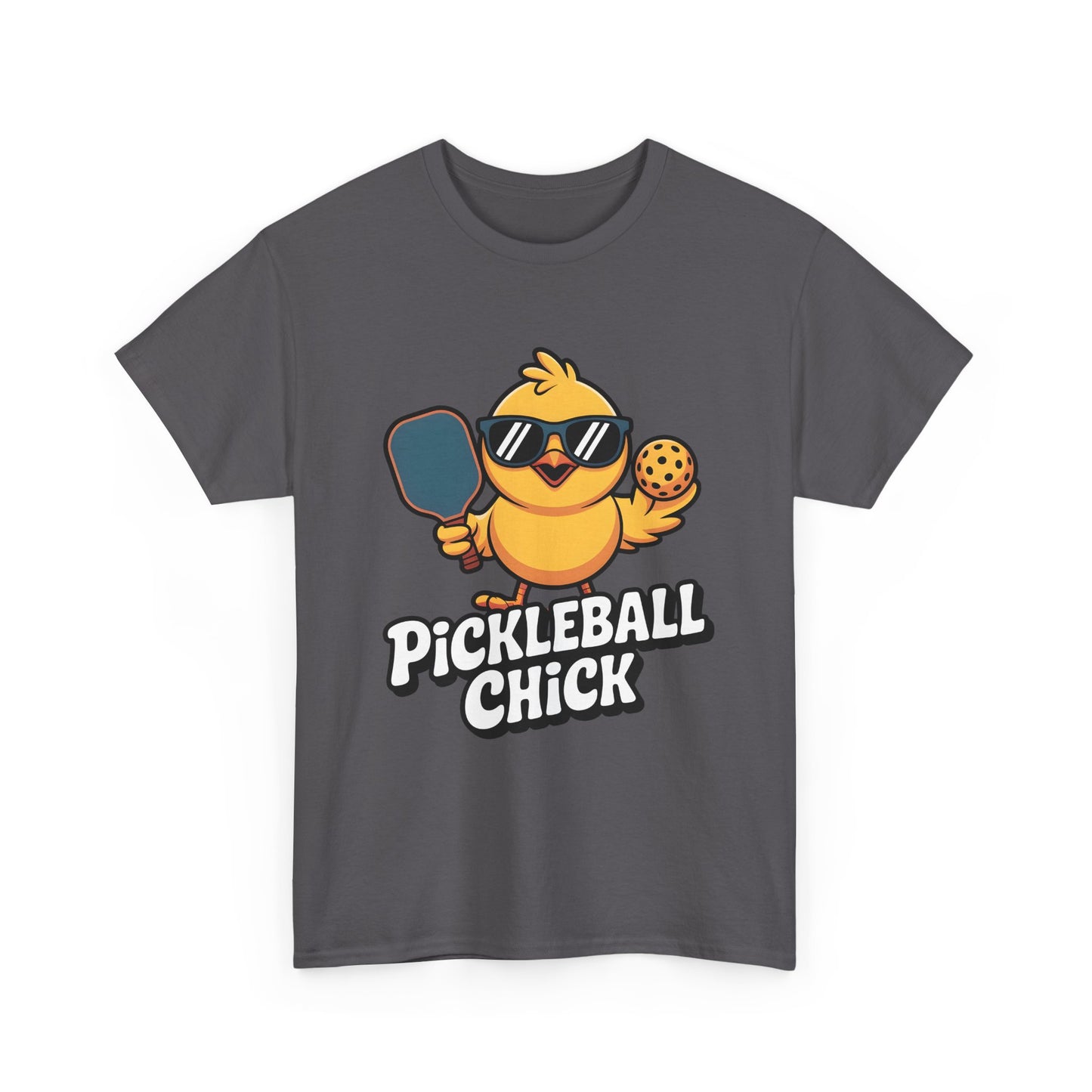 Pickleball Chick T-Shirt — Cute Chick Graphic Tee for Players & Fans