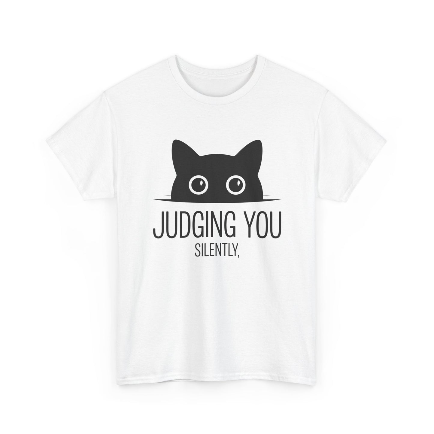 Cat "Judging You Silently" T-Shirt