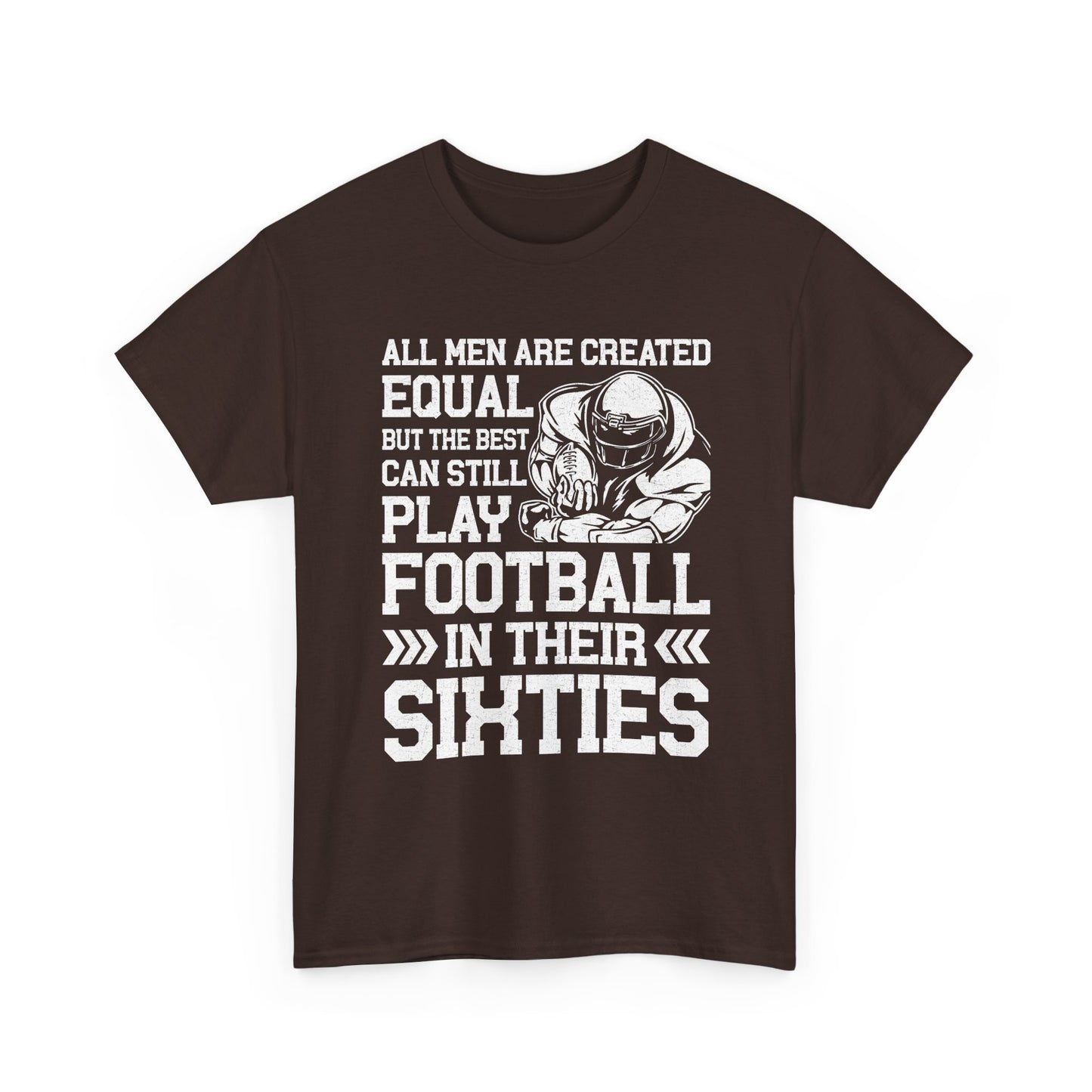 Football in Their Sixties T‑Shirt — Funny Retro Shirt for Older Players & Fans