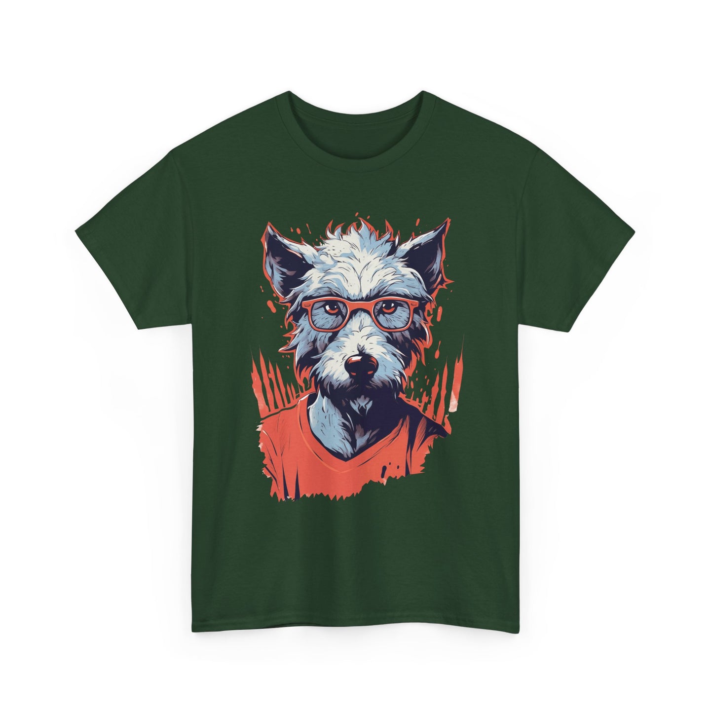 Hipster Dog T-Shirt — Cool Glasses Westie Graphic Tee