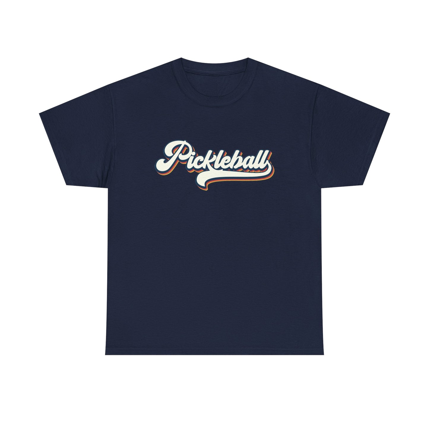 Pickleball Script Tee — Retro Athletic Pickleball T-Shirt