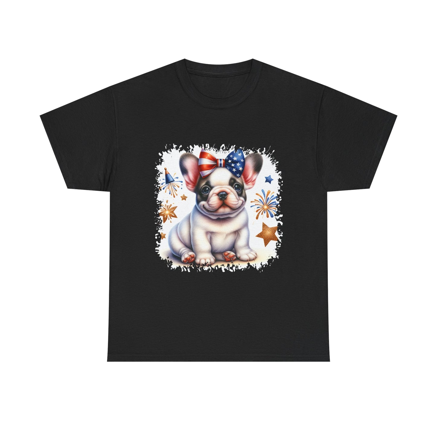 Patriotic French Bulldog Tee
