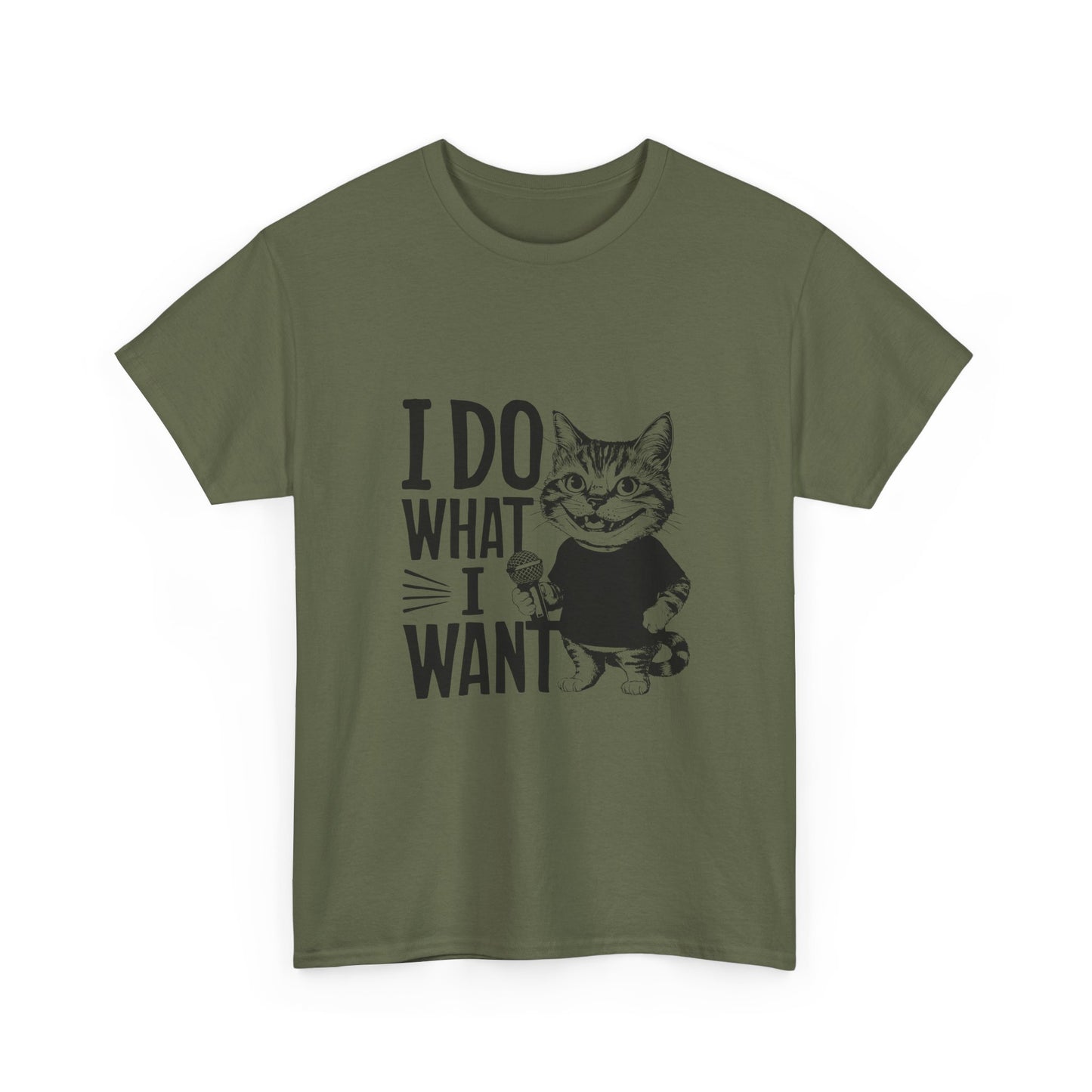 I Do What I Want Cat T-Shirt — Funny Sassy Cat Graphic Tee