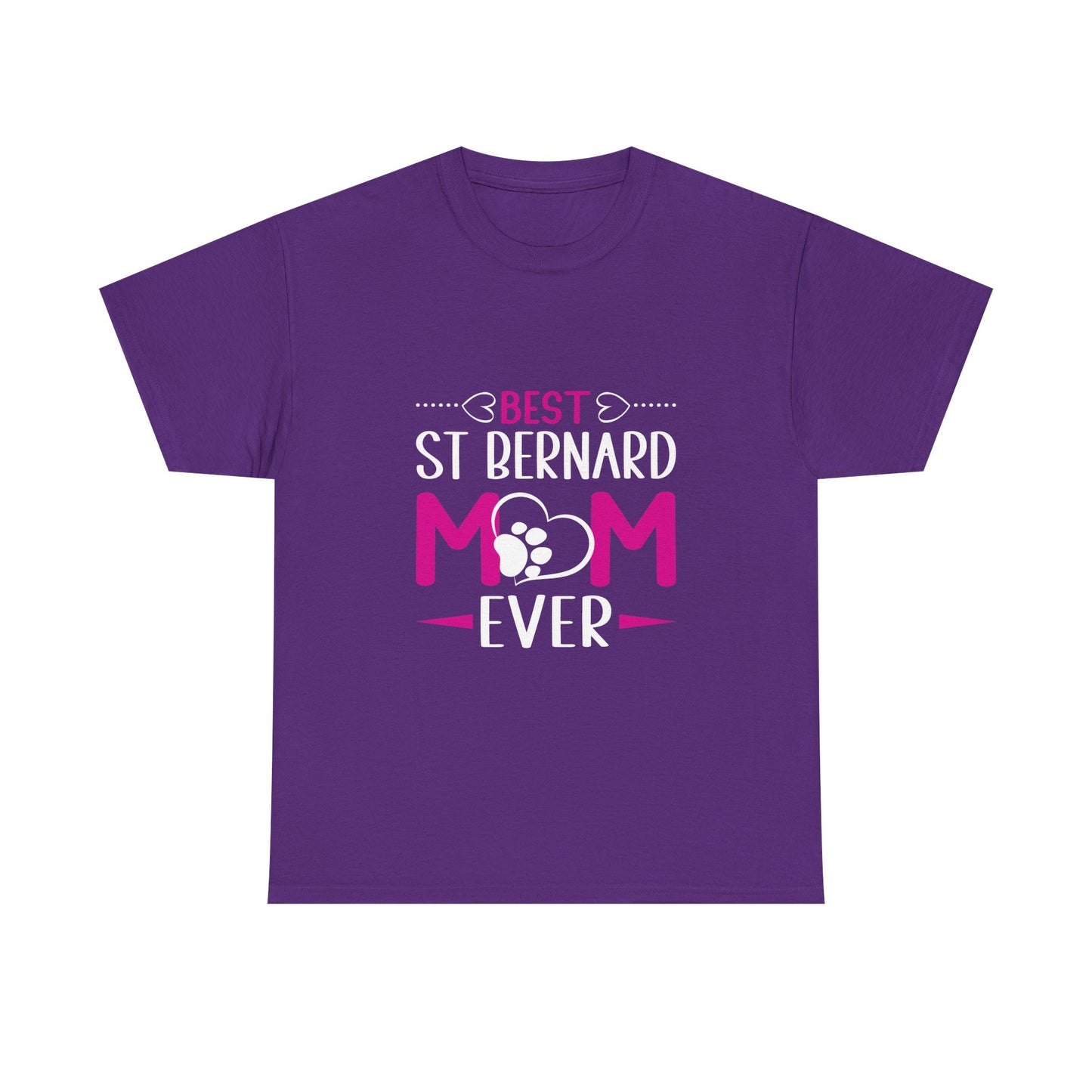 St. Bernard Mom T-Shirt — "Best St Bernard Mom Ever" Pet Lover Tee