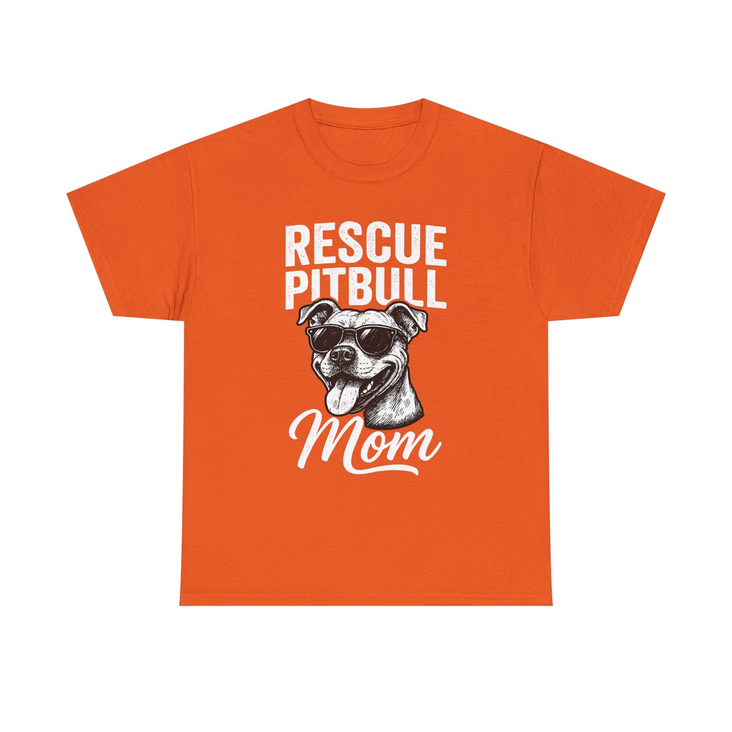 Rescue Pitbull Mom T-Shirt — Rescue Dog Lover Tee