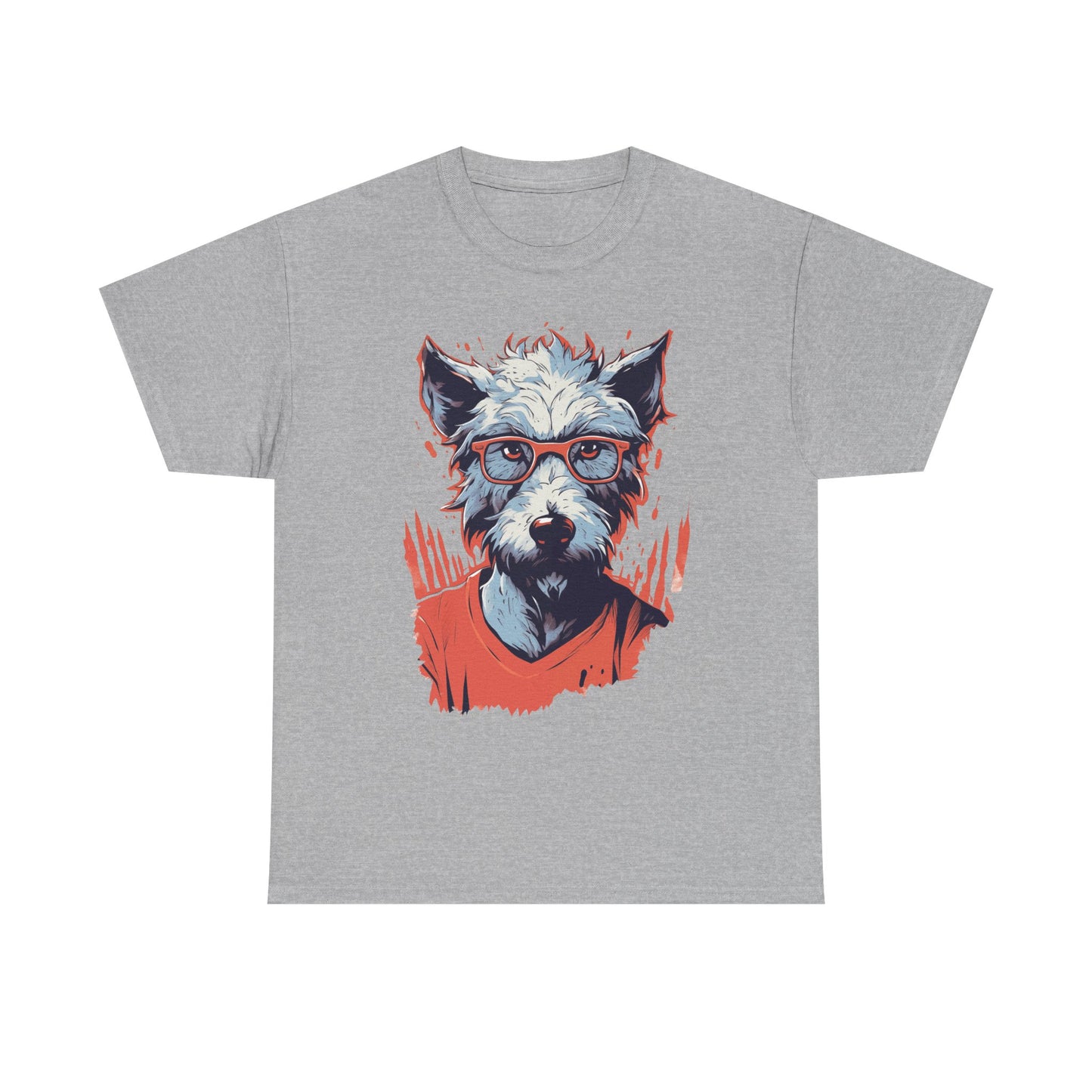 Hipster Dog T-Shirt — Cool Glasses Westie Graphic Tee