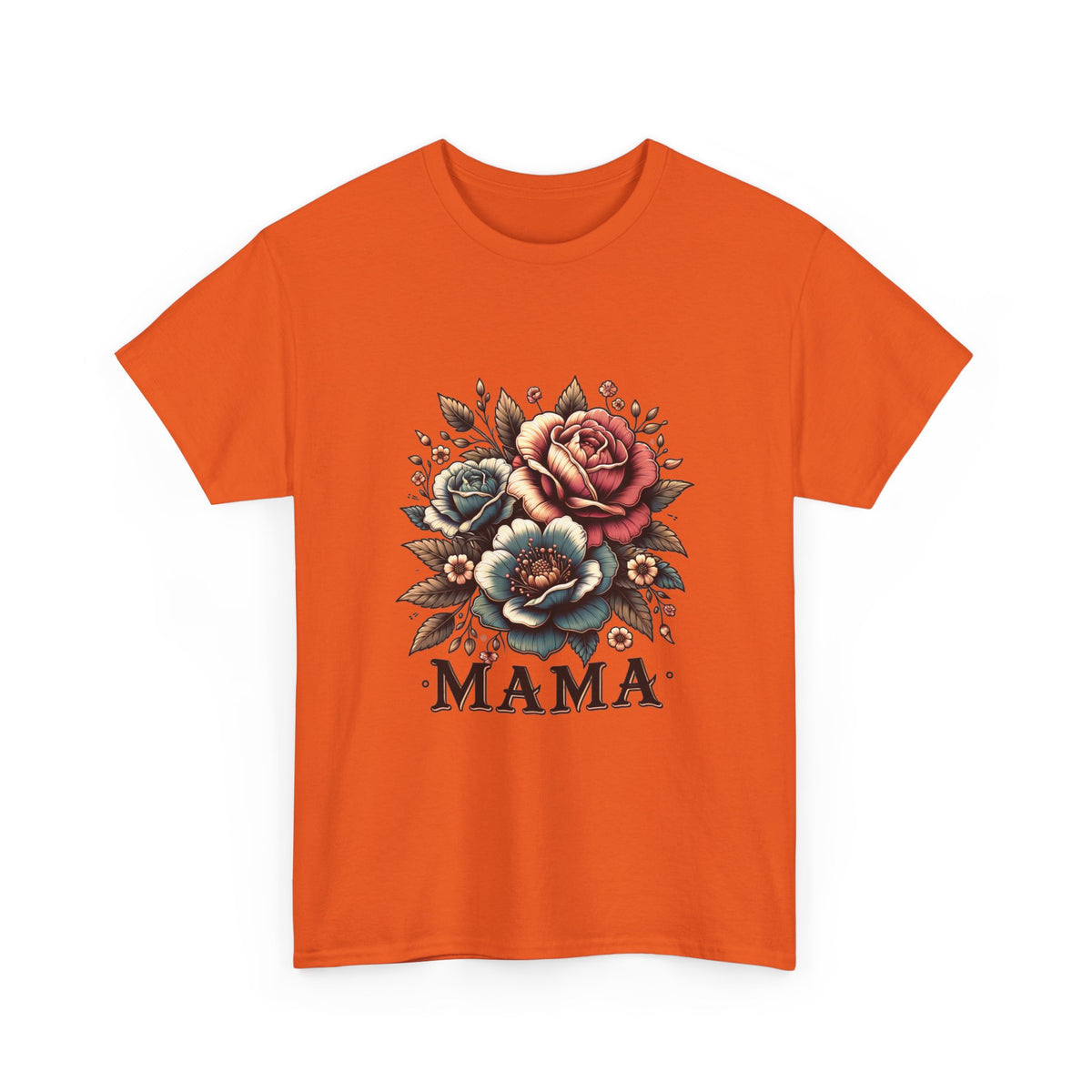 Mama Floral Tee — Vintage Roses "MAMA" Mother's Day T-Shirt