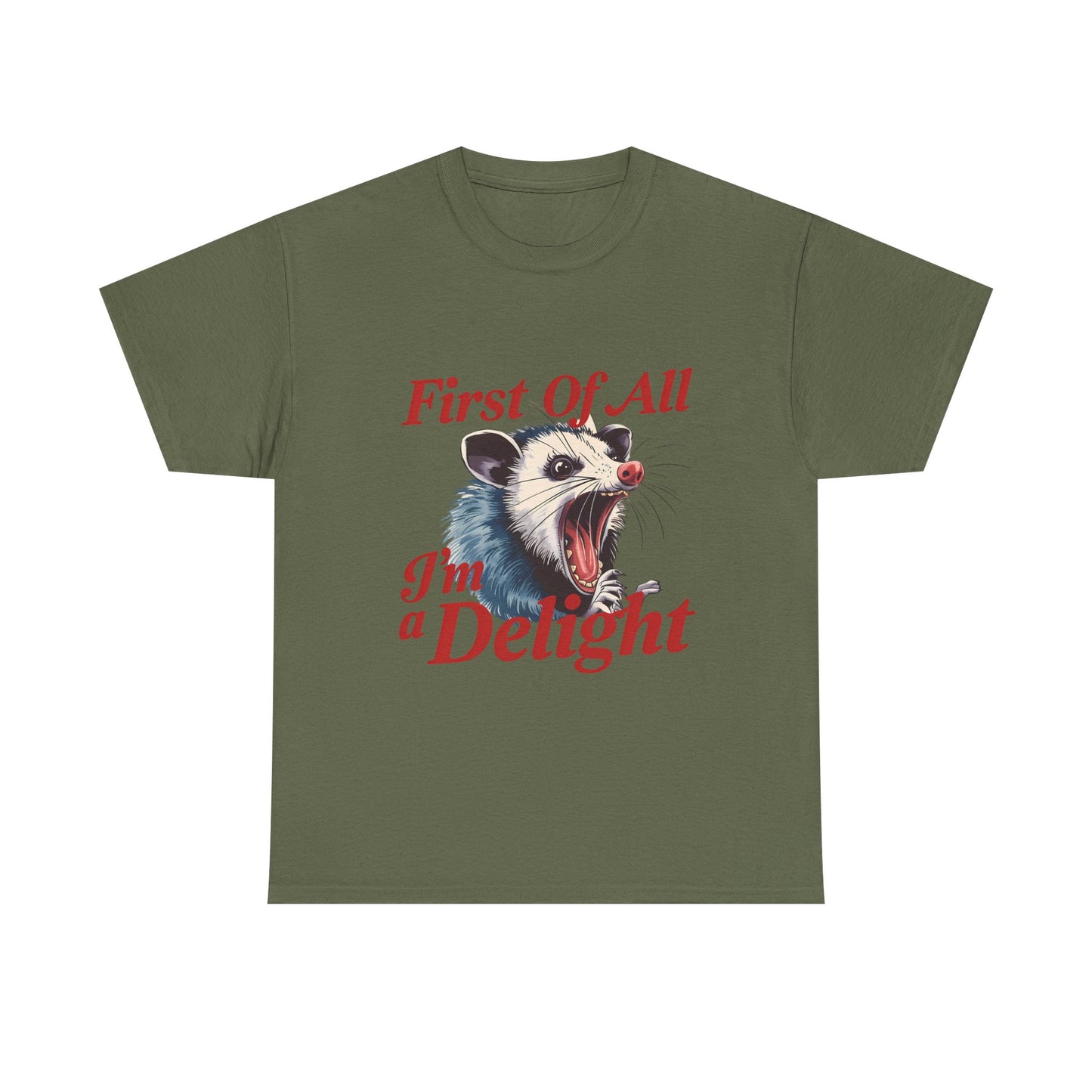 Possum 'First Of All I'm a Delight' Graphic Tee