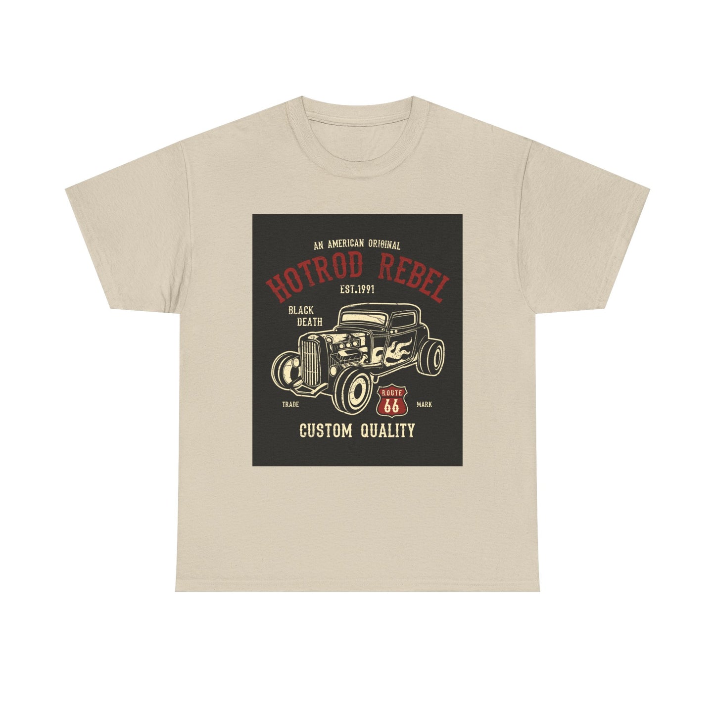Hotrod Rebel T-Shirt – Vintage Custom Car Graphic Tee