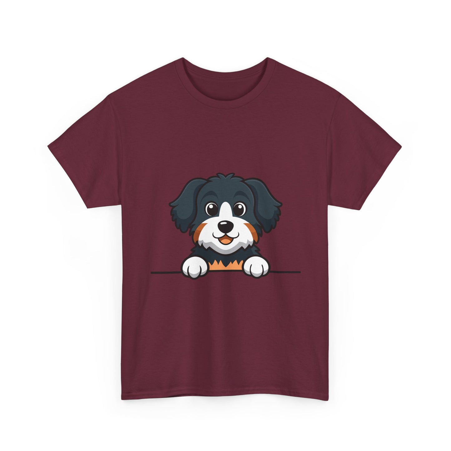 Peekaboo Puppy T-Shirt – Cute Dog Graphic Tee for Dog Lovers