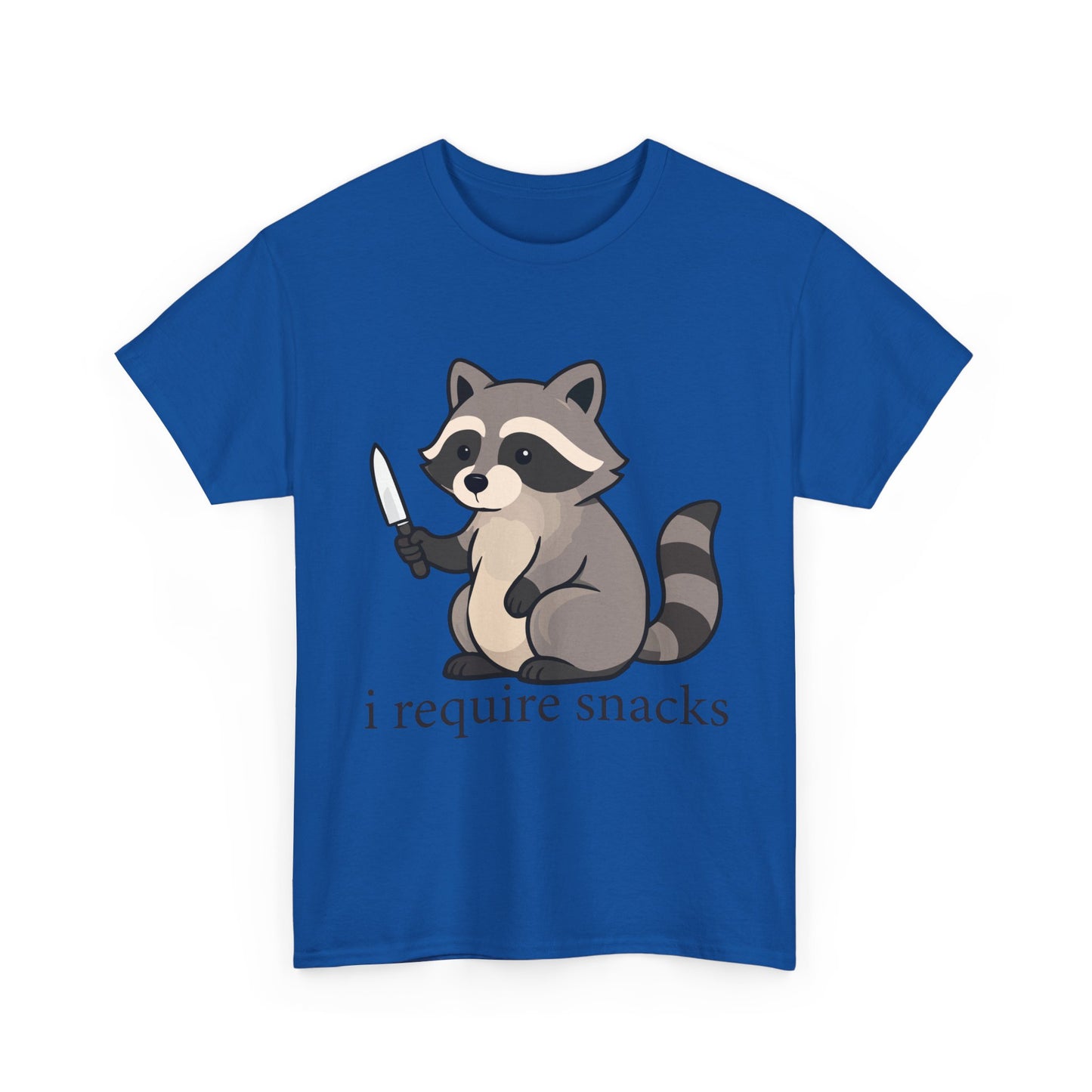 I Require Snacks Raccoon T-Shirt
