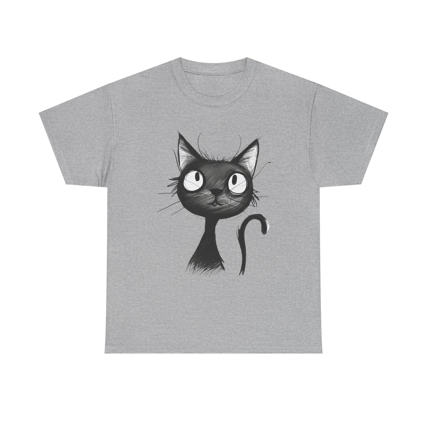 Whimsical Black Cat