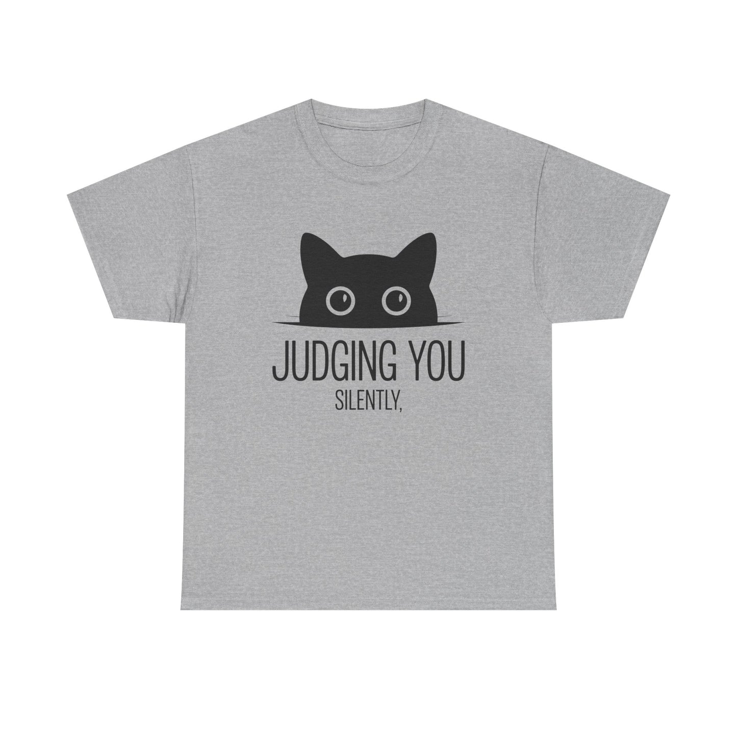 Cat "Judging You Silently" T-Shirt