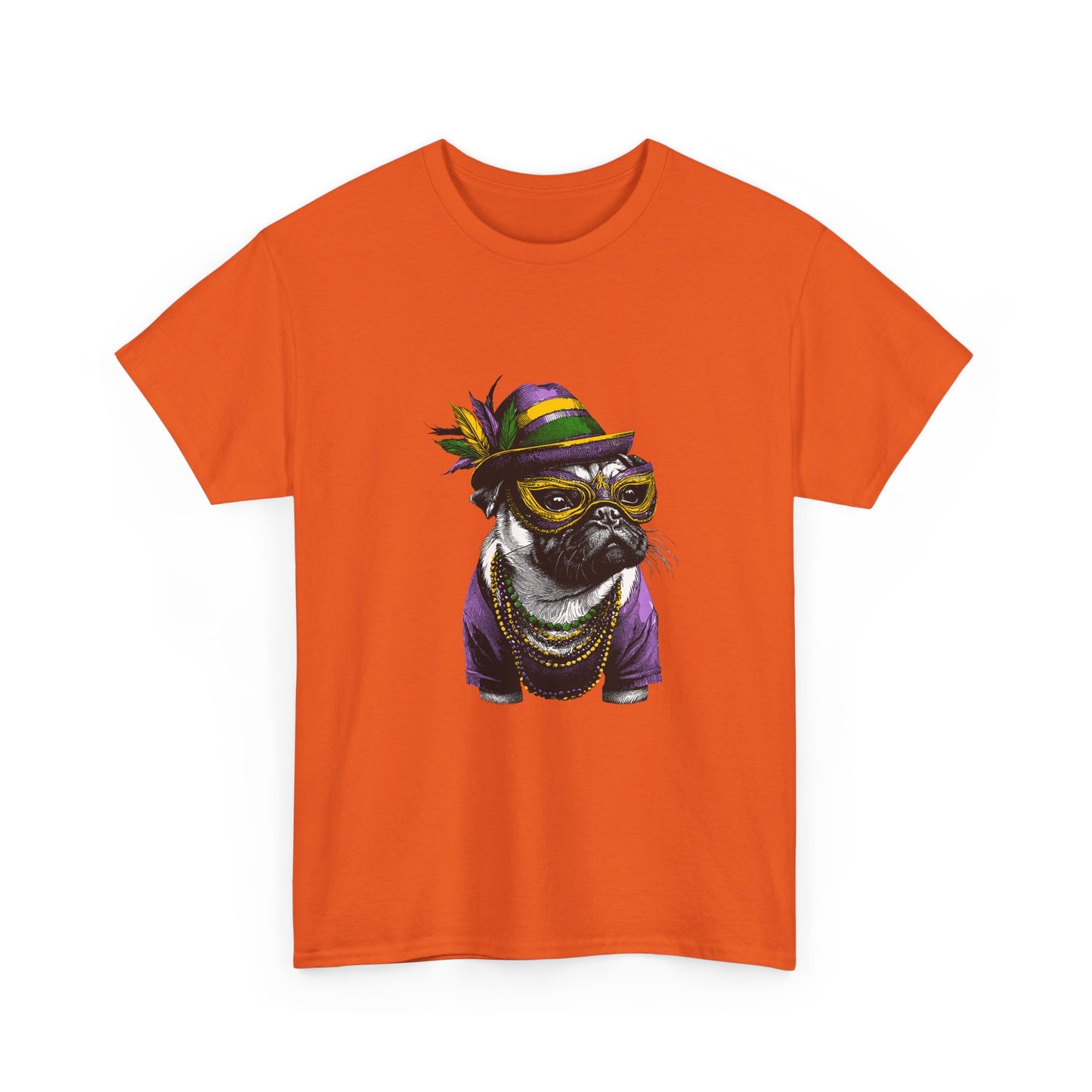 Mardi Gras Pug T-Shirt