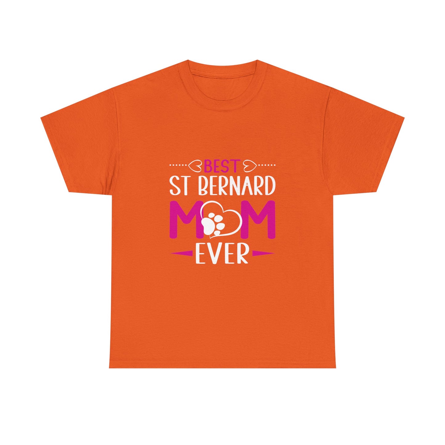 St. Bernard Mom T-Shirt — "Best St Bernard Mom Ever" Pet Lover Tee