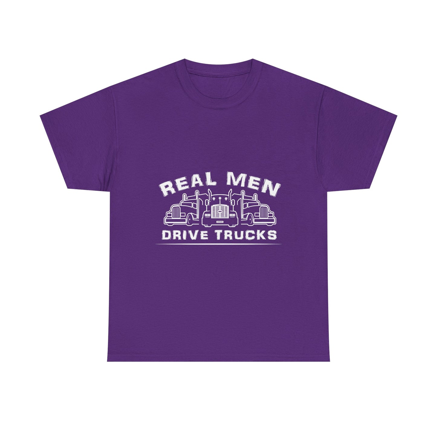 Truck Driver T‑Shirt — “Real Men Drive Trucks” Graphic Tee