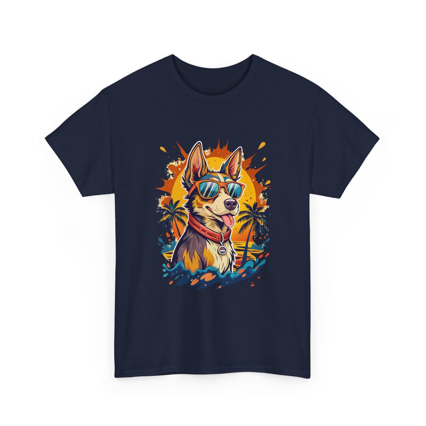 Cool Corgi Summer Tee — Sunglasses Dog Beach T-Shirt
