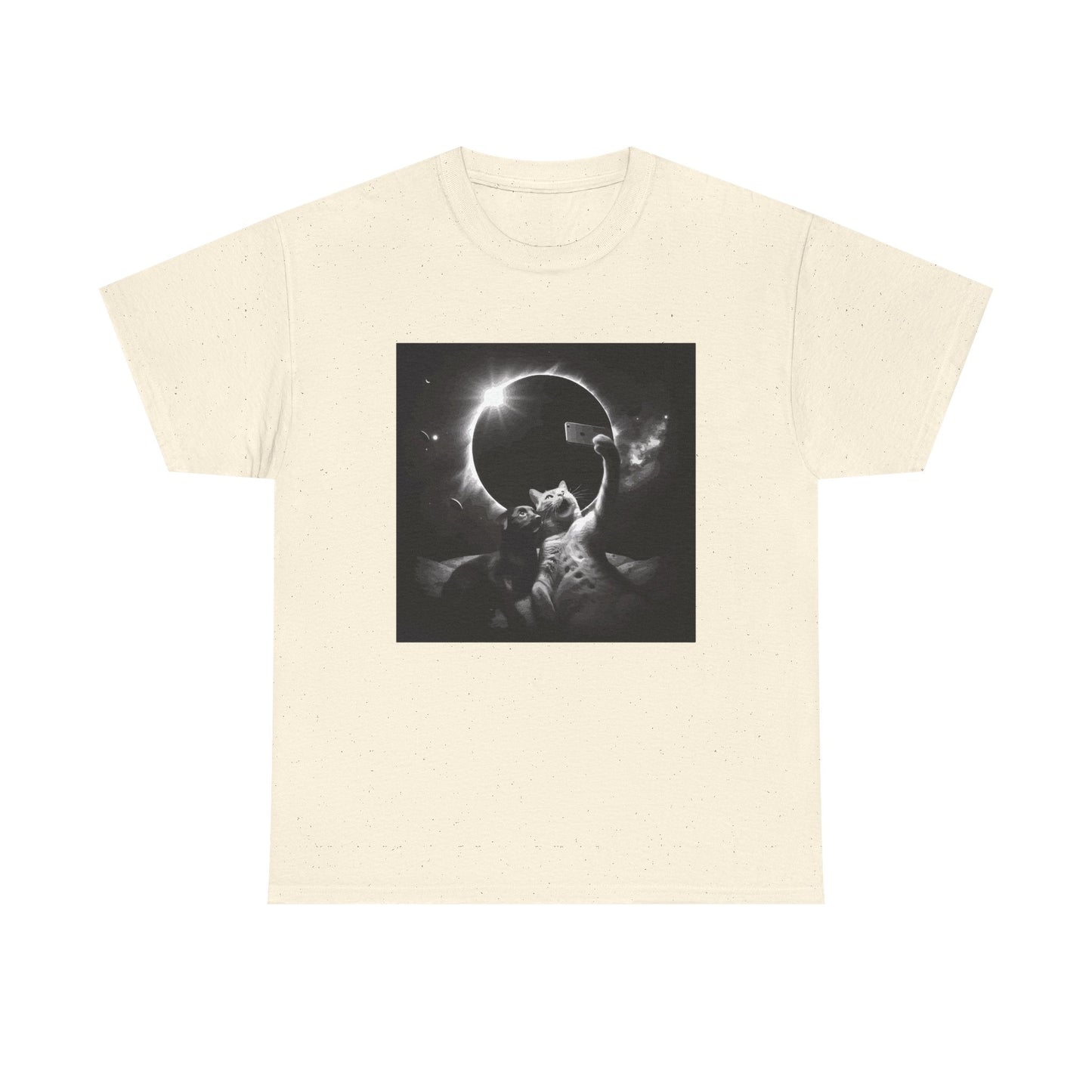 Dog and Cat Selfie Solar eclipse T-Shirt
