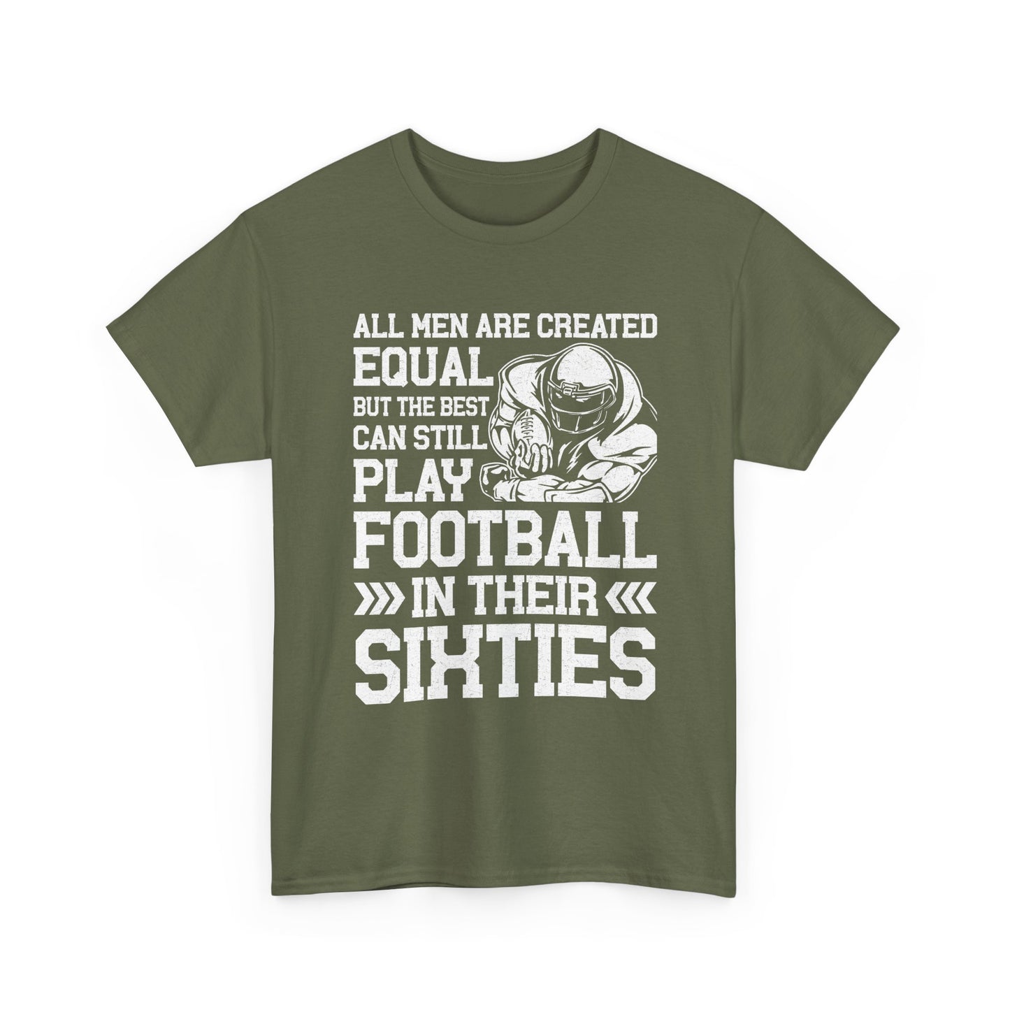 Football in Their Sixties T‑Shirt — Funny Retro Shirt for Older Players & Fans