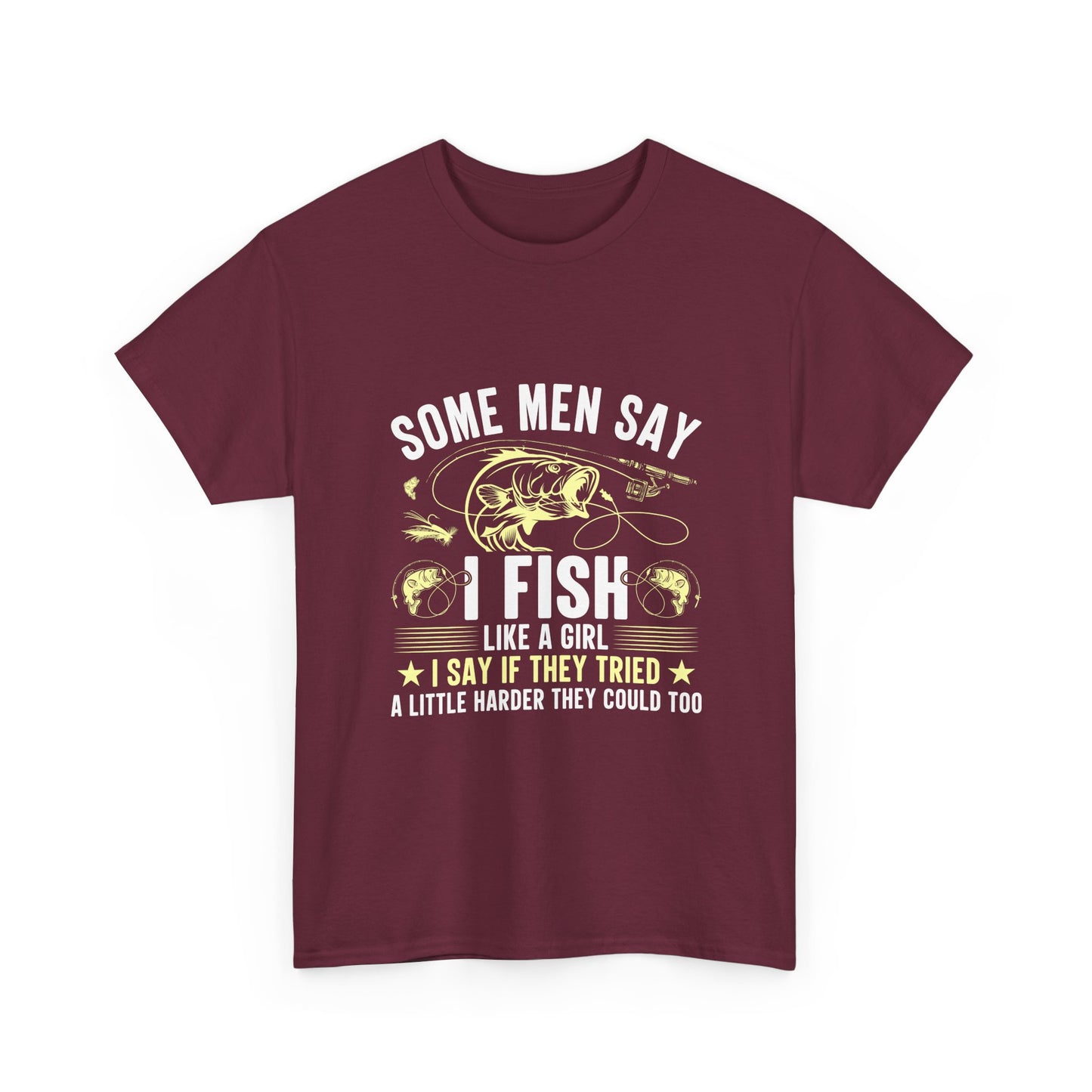 I Fish Like A Girl Fishing T-Shirt – Funny Women's Angler Tee