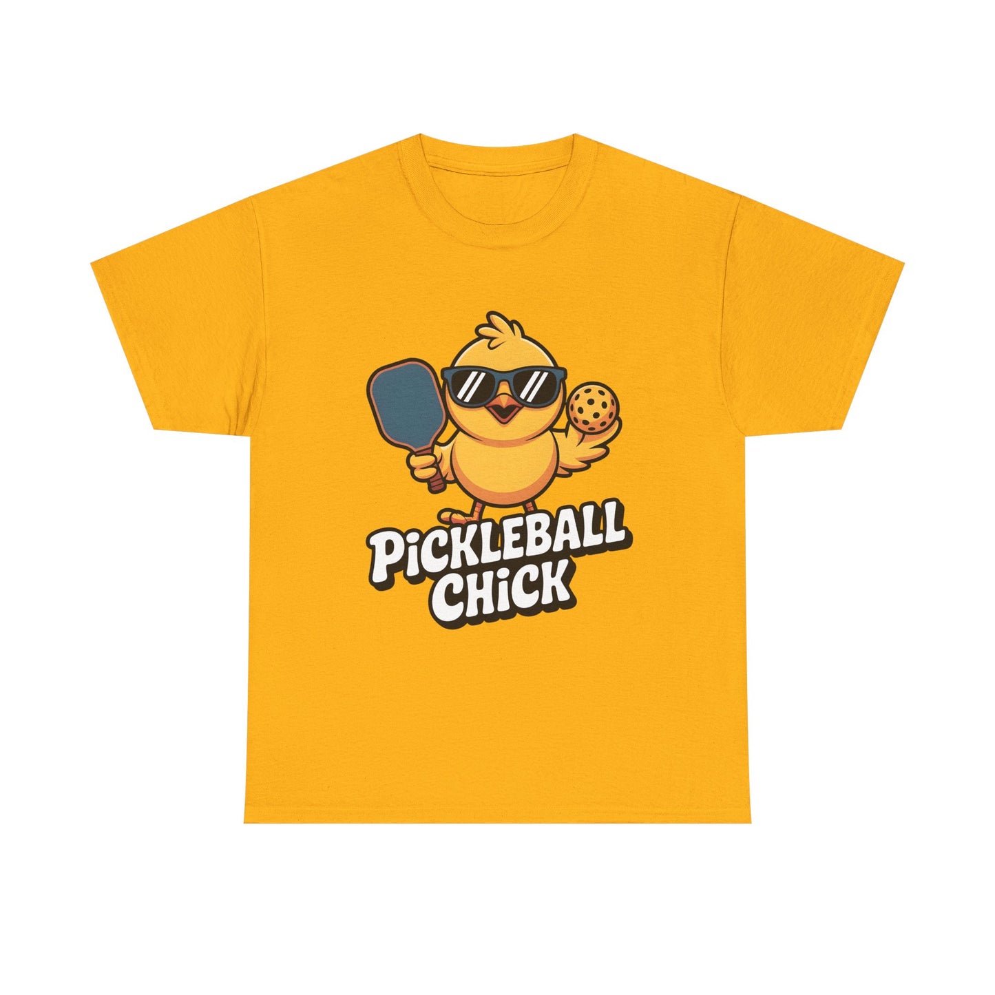 Pickleball Chick T-Shirt — Cute Chick Graphic Tee for Players & Fans