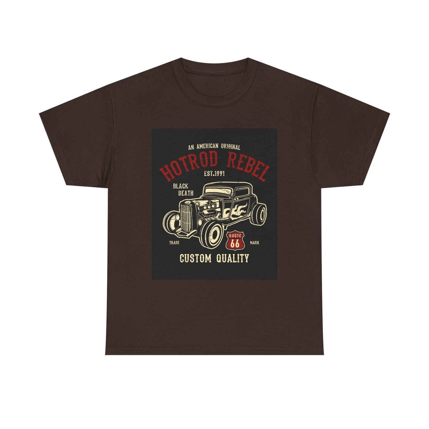 Hotrod Rebel T-Shirt – Vintage Custom Car Graphic Tee