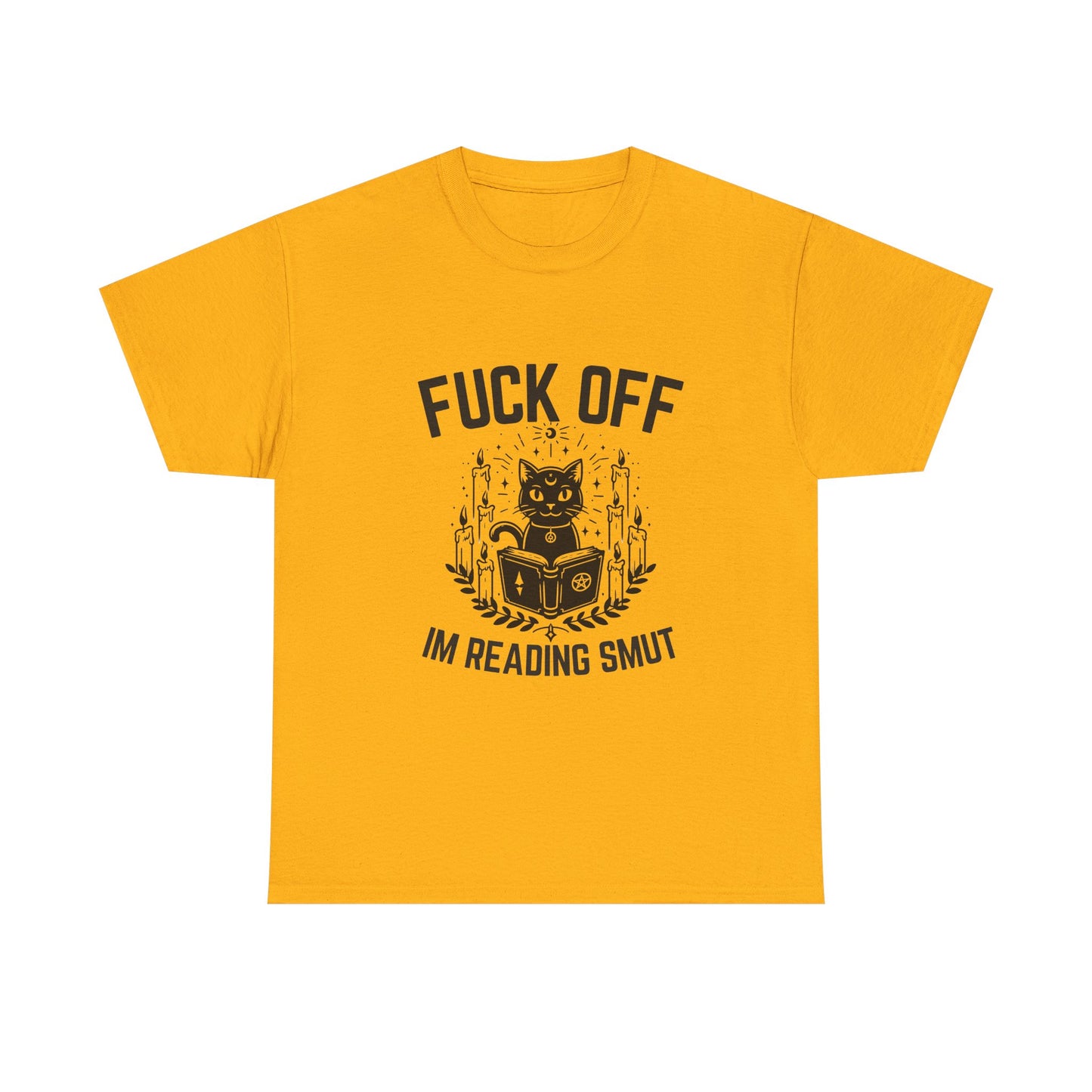 “Fuck Off I’m Reading Smut” Cat Witchbook T-Shirt
