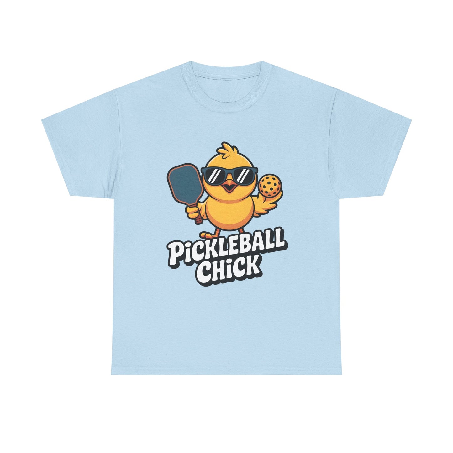 Pickleball Chick T-Shirt — Cute Chick Graphic Tee for Players & Fans