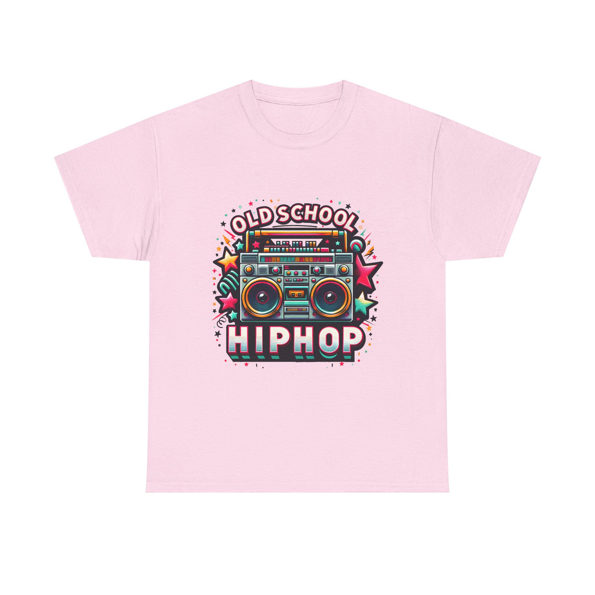 Old School Hip Hop T-Shirt — Retro Boombox Graphic Tee