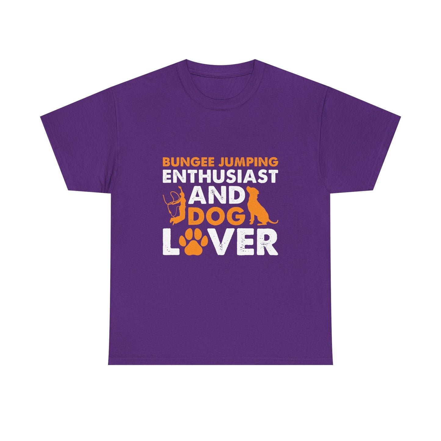Bungee Jumping Enthusiast and Dog Lover T-Shirt