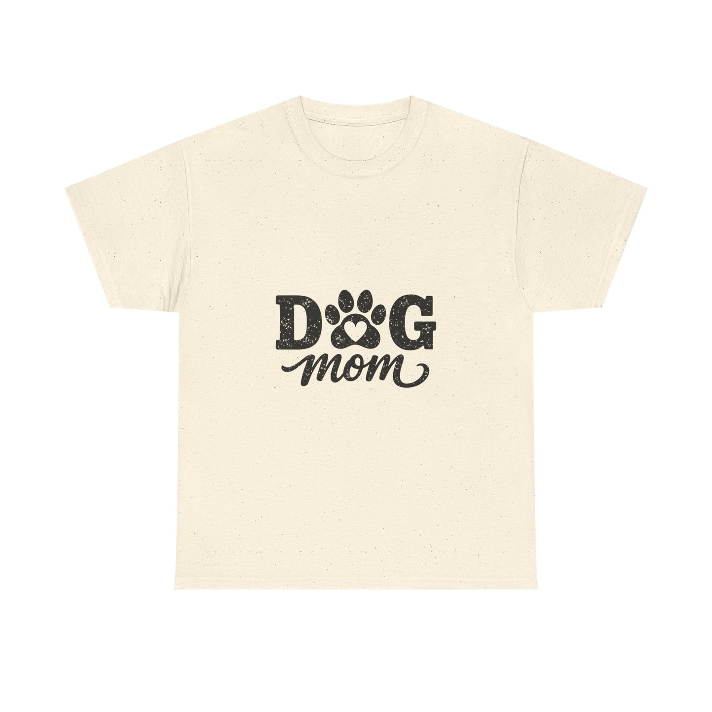 Dog Mom T‑Shirt — Paw Print Graphic Tee for Dog Lovers