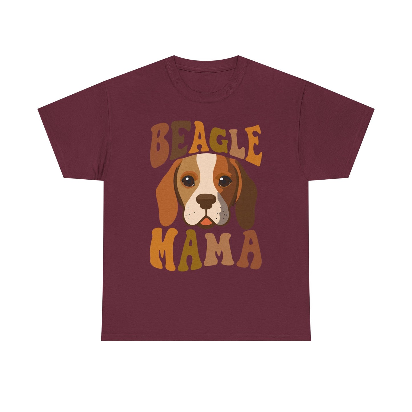 Beagle Mama T-Shirt — Cute Retro Beagle Mom Tee