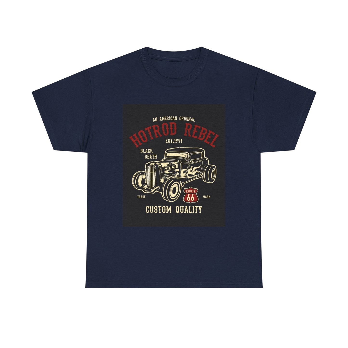 Hotrod Rebel T-Shirt – Vintage Custom Car Graphic Tee