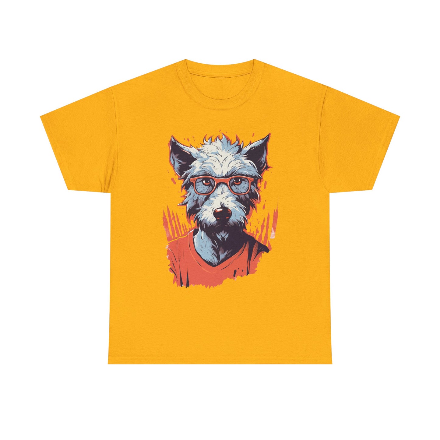 Hipster Dog T-Shirt — Cool Glasses Westie Graphic Tee