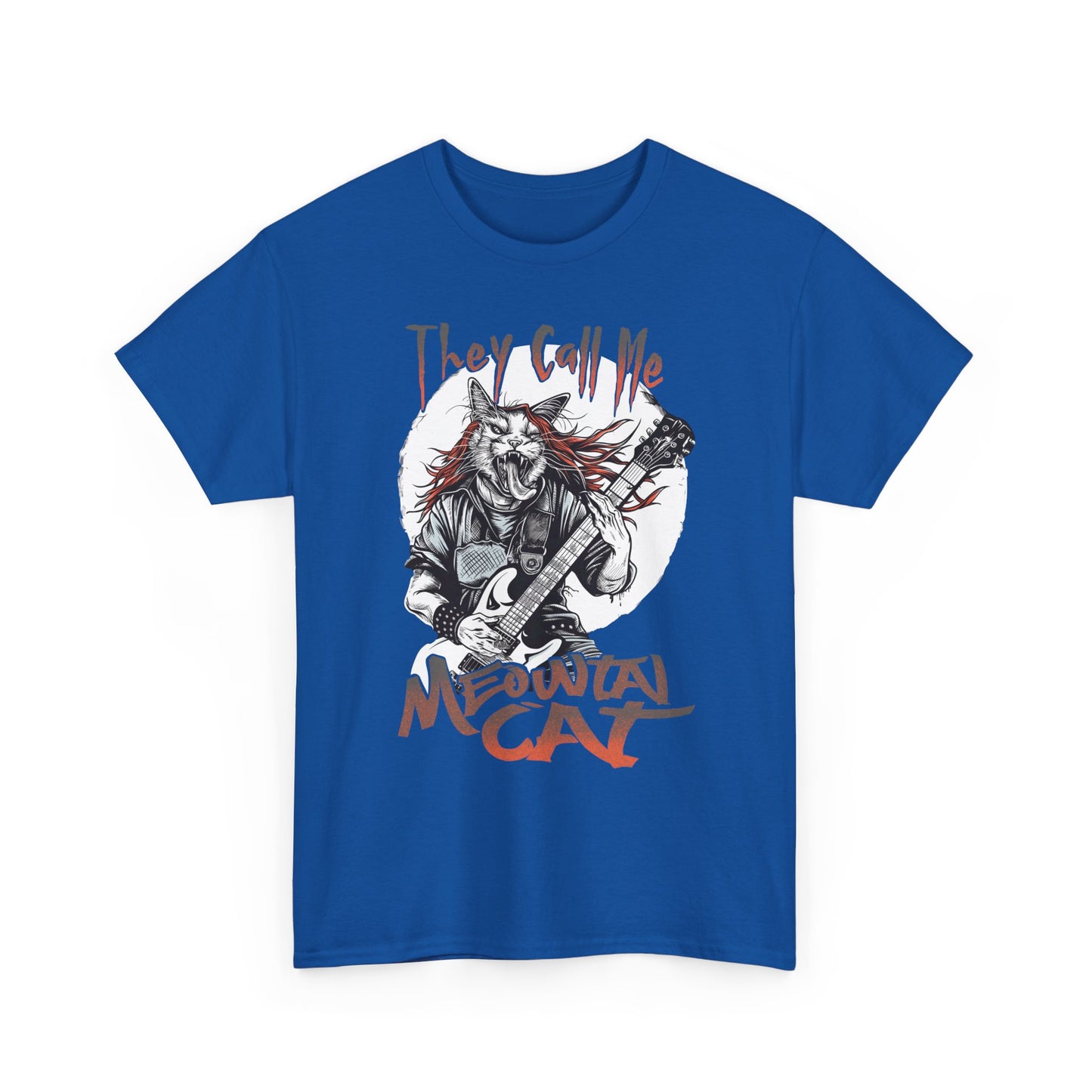 Meowtal Cat Guitar T-Shirt