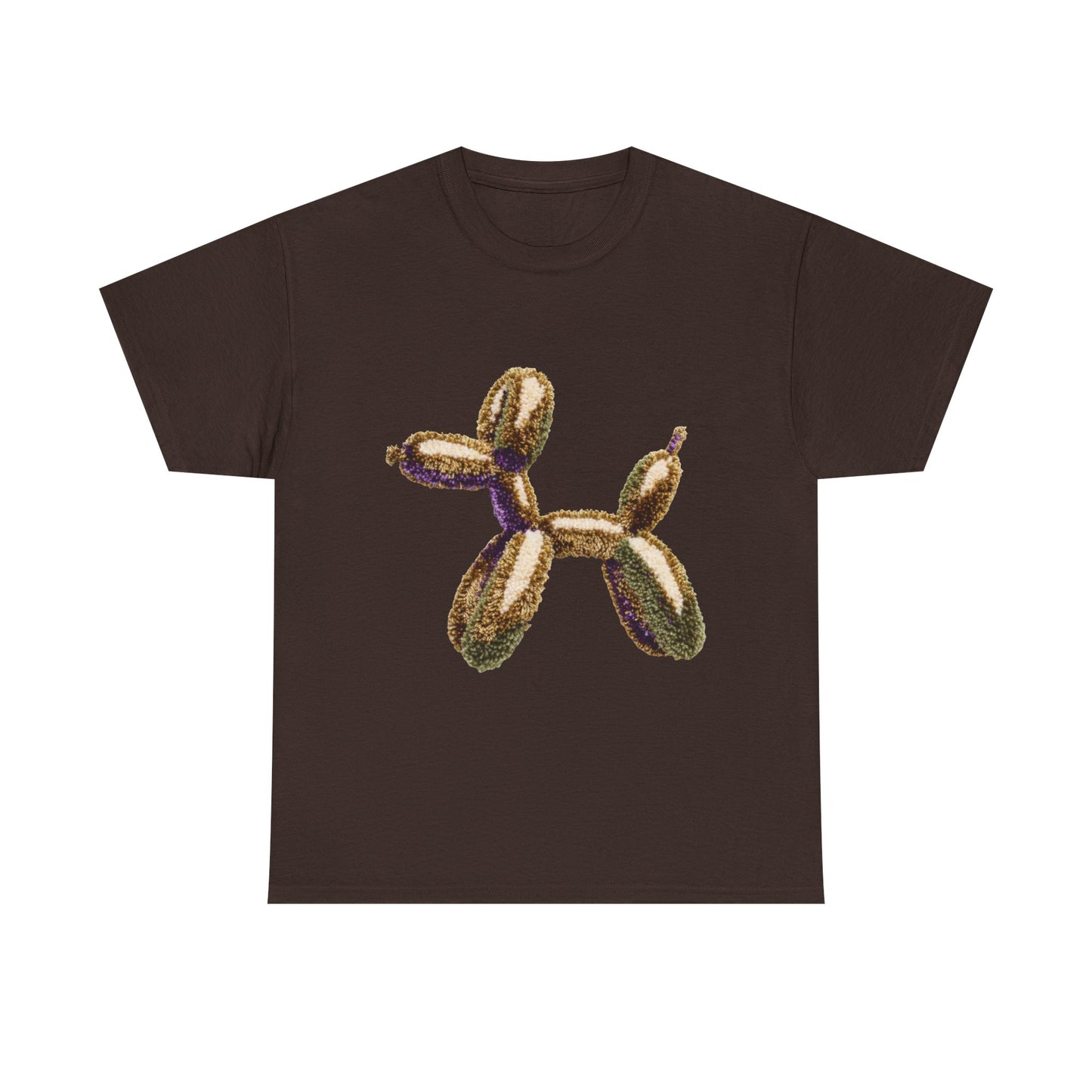 Balloon Dog T‑Shirt — Metallic Gold Balloon Animal Tee