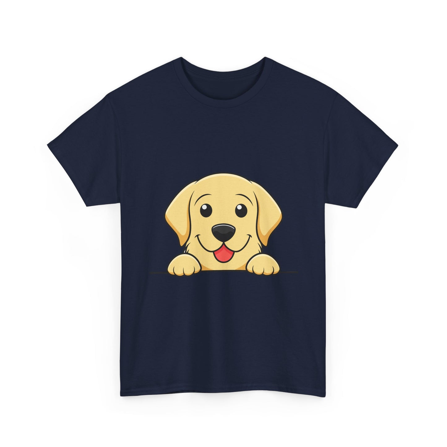 Peeking Golden Retriever Tee